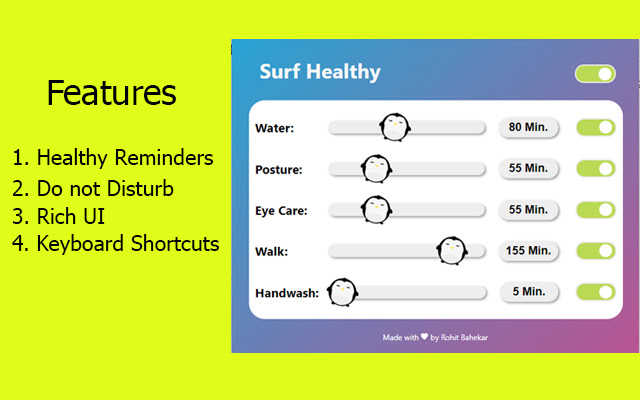 Surf Healthy from Chrome web store to be run with OffiDocs Chromium online Surf Healthy from Chrome web store to be run with OffiDocs Chromium online