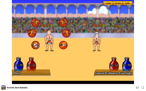 Swords And Sandals Game Can you defeat all seven Champions? from Chrome web store to be run with OffiDocs Chromium online Swords And Sandals Game Can you defeat all seven Champions? from Chrome web store to be run with OffiDocs Chromium online