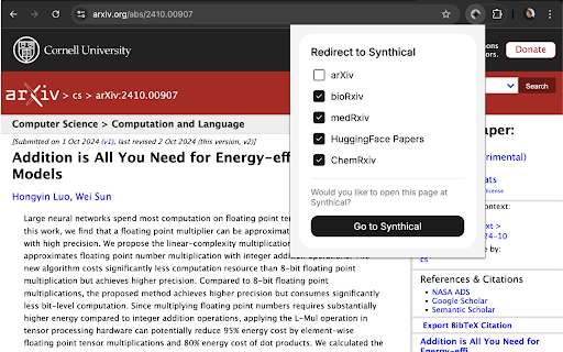 Synthical from Chrome web store to be run with OffiDocs Chromium online Synthical from Chrome web store to be run with OffiDocs Chromium online