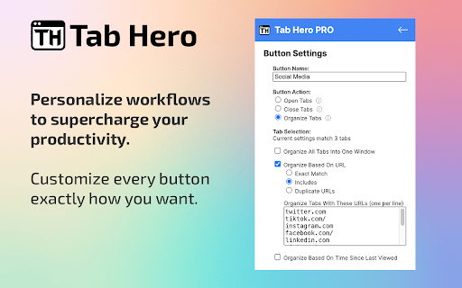 Tab Hero from Chrome web store to be run with OffiDocs Chromium online Tab Hero from Chrome web store to be run with OffiDocs Chromium online