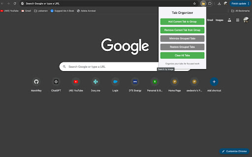 Tab Organizer for Focused Work from Chrome web store to be run with OffiDocs Chromium online Tab Organizer for Focused Work from Chrome web store to be run with OffiDocs Chromium online