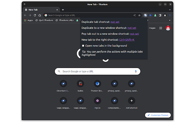 Tab Shortcut Tools from Chrome web store to be run with OffiDocs Chromium online Tab Shortcut Tools from Chrome web store to be run with OffiDocs Chromium online