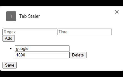 Tab Staler from Chrome web store to be run with OffiDocs Chromium online Tab Staler from Chrome web store to be run with OffiDocs Chromium online
