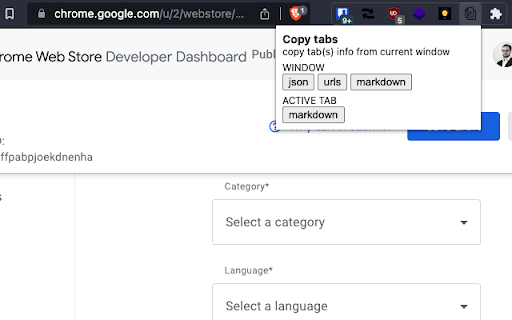 Tabs to Clipboard from Chrome web store to be run with OffiDocs Chromium online Tabs to Clipboard from Chrome web store to be run with OffiDocs Chromium online