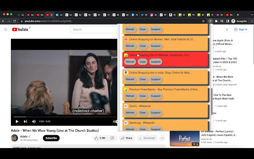 Tab Whiz from Chrome web store to be run with OffiDocs Chromium online Tab Whiz from Chrome web store to be run with OffiDocs Chromium online