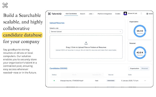 TalentAQ from Chrome web store to be run with OffiDocs Chromium online TalentAQ from Chrome web store to be run with OffiDocs Chromium online