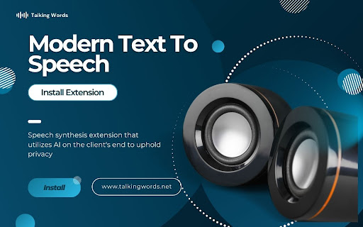 Talking Words from Chrome web store to be run with OffiDocs Chromium online Talking Words from Chrome web store to be run with OffiDocs Chromium online