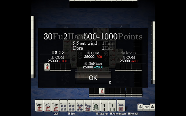 Tenhou English UI from Chrome web store to be run with OffiDocs Chromium online Tenhou English UI from Chrome web store to be run with OffiDocs Chromium online