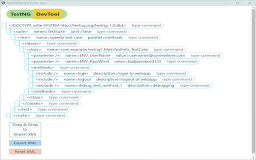 TestNG DevTool from Chrome web store to be run with OffiDocs Chromium online TestNG DevTool from Chrome web store to be run with OffiDocs Chromium online