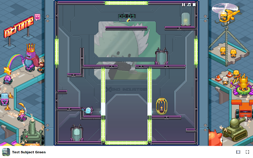 Test Subject Green Game Navigate the lab and complete your mission! from Chrome web store to be run with OffiDocs Chromium online Test Subject Green Game Navigate the lab and complete your mission! from Chrome web store to be run with OffiDocs Chromium online
