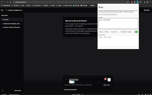 Texty from Chrome web store to be run with OffiDocs Chromium online Texty from Chrome web store to be run with OffiDocs Chromium online