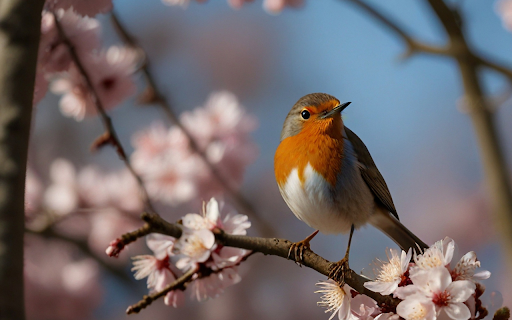 The bird perched on a plum branch from Chrome web store to be run with OffiDocs Chromium online The bird perched on a plum branch from Chrome web store to be run with OffiDocs Chromium online