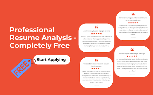 The Captains Resume Job Fit Check from Chrome web store to be run with OffiDocs Chromium online The Captains Resume Job Fit Check from Chrome web store to be run with OffiDocs Chromium online