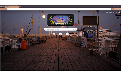 The Larnaca Pier, bathed in golden sunlight from Chrome web store to be run with OffiDocs Chromium online The Larnaca Pier, bathed in golden sunlight from Chrome web store to be run with OffiDocs Chromium online