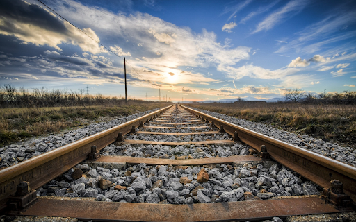 The railway tracks far into the horizon from Chrome web store to be run with OffiDocs Chromium online The railway tracks far into the horizon from Chrome web store to be run with OffiDocs Chromium online