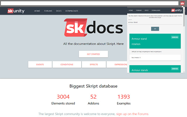 The skUnity Extension from Chrome web store to be run with OffiDocs Chromium online The skUnity Extension from Chrome web store to be run with OffiDocs Chromium online