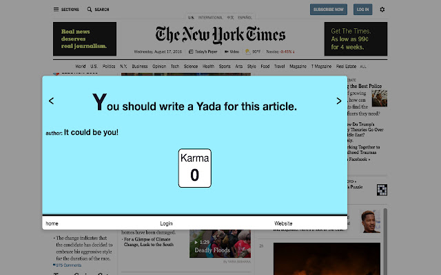 The Yada from Chrome web store to be run with OffiDocs Chromium online The Yada from Chrome web store to be run with OffiDocs Chromium online