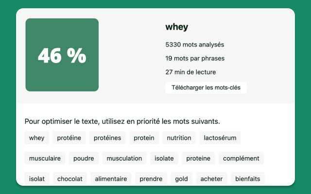 Thot Bêta Rédaction SEO performante from Chrome web store to be run with OffiDocs Chromium online Thot Bêta Rédaction SEO performante from Chrome web store to be run with OffiDocs Chromium online
