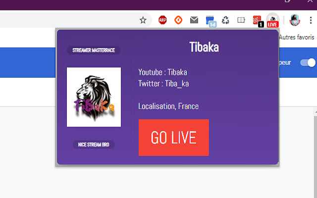 Tibaka StreamApp from Chrome web store to be run with OffiDocs Chromium online Tibaka StreamApp from Chrome web store to be run with OffiDocs Chromium online