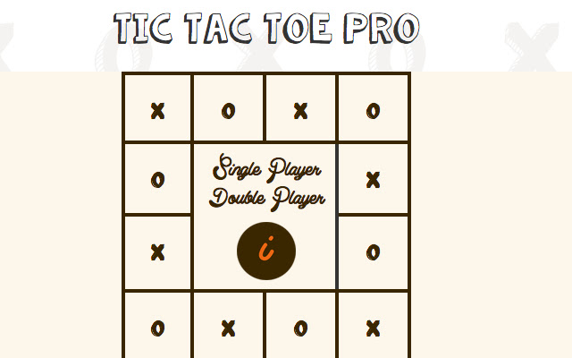 Tic Tac Toe Pro from Chrome web store to be run with OffiDocs Chromium online Tic Tac Toe Pro from Chrome web store to be run with OffiDocs Chromium online
