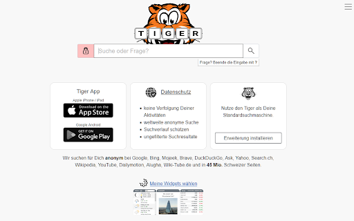 Tiger Startseite from Chrome web store to be run with OffiDocs Chromium online Tiger Startseite from Chrome web store to be run with OffiDocs Chromium online