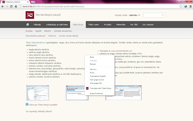Tilde Translator from Chrome web store to be run with OffiDocs Chromium online Tilde Translator from Chrome web store to be run with OffiDocs Chromium online