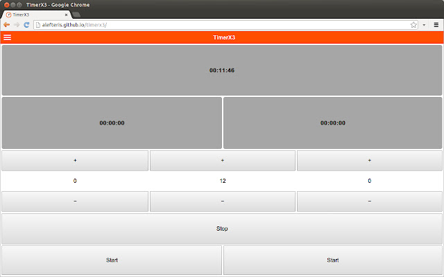 TimerX3 from Chrome web store to be run with OffiDocs Chromium online TimerX3 from Chrome web store to be run with OffiDocs Chromium online