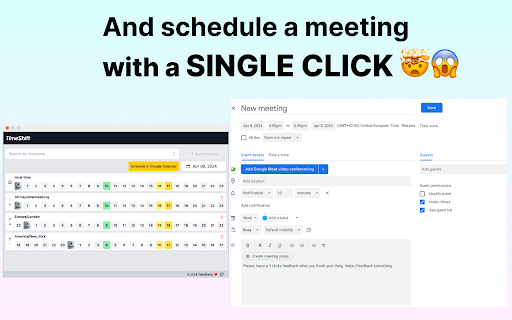 Time⚡️Shift: Time Zones for Meetings from Chrome web store to be run with OffiDocs Chromium online Time⚡️Shift: Time Zones for Meetings from Chrome web store to be run with OffiDocs Chromium online