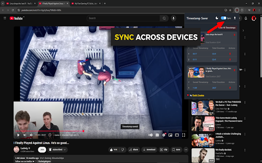Timestamp Saver for YouTube from Chrome web store to be run with OffiDocs Chromium online Timestamp Saver for YouTube from Chrome web store to be run with OffiDocs Chromium online
