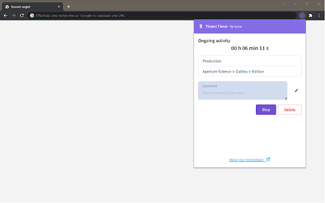 Timmi Timer from Chrome web store to be run with OffiDocs Chromium online Timmi Timer from Chrome web store to be run with OffiDocs Chromium online