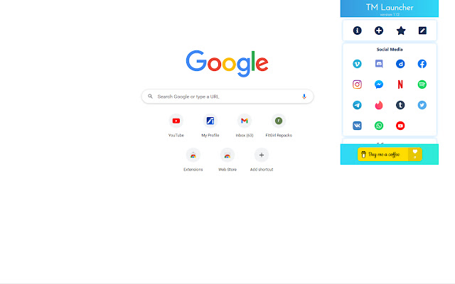 TM Launcher from Chrome web store to be run with OffiDocs Chromium online TM Launcher from Chrome web store to be run with OffiDocs Chromium online