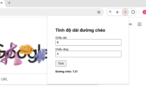 Tính độ dài đường chéo sunwin from Chrome web store to be run with OffiDocs Chromium online Tính độ dài đường chéo sunwin from Chrome web store to be run with OffiDocs Chromium online