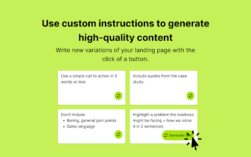 Tofu Pages: Infinite Landing Pages From Your Existing Website from Chrome web store to be run with OffiDocs Chromium online Tofu Pages: Infinite Landing Pages From Your Existing Website from Chrome web store to be run with OffiDocs Chromium online