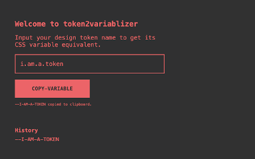 token2variablizer from Chrome web store to be run with OffiDocs Chromium online token2variablizer from Chrome web store to be run with OffiDocs Chromium online