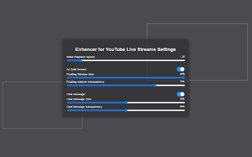 Tool For YouTube™ Live Streams Enhancer from Chrome web store to be run with OffiDocs Chromium online Tool For YouTube™ Live Streams Enhancer from Chrome web store to be run with OffiDocs Chromium online