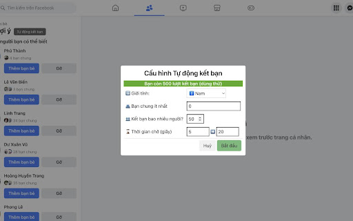 TOPID AUTO KẾT BẠN BẰNG AI from Chrome web store to be run with OffiDocs Chromium online TOPID AUTO KẾT BẠN BẰNG AI from Chrome web store to be run with OffiDocs Chromium online