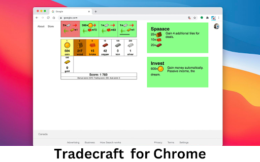 Tradecraft Free Game from Chrome web store to be run with OffiDocs Chromium online Tradecraft Free Game from Chrome web store to be run with OffiDocs Chromium online