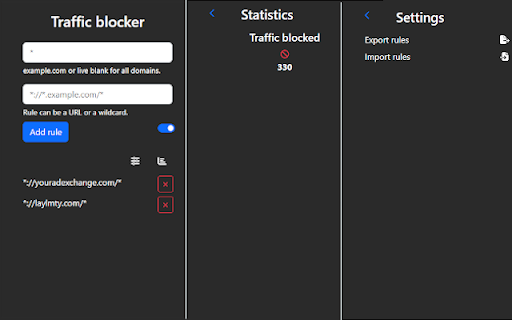 Traffic blocker from Chrome web store to be run with OffiDocs Chromium online Traffic blocker from Chrome web store to be run with OffiDocs Chromium online