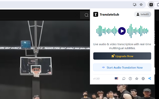 TranslateSub from Chrome web store to be run with OffiDocs Chromium online TranslateSub from Chrome web store to be run with OffiDocs Chromium online