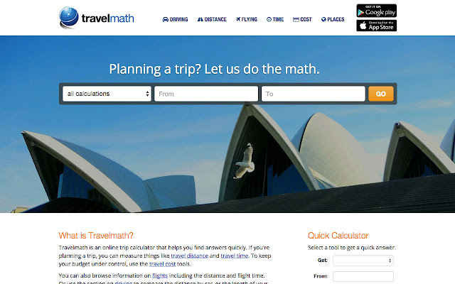Travelmath from Chrome web store to be run with OffiDocs Chromium online Travelmath from Chrome web store to be run with OffiDocs Chromium online