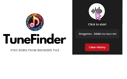 TuneFinder Identify Song form Tab! from Chrome web store to be run with OffiDocs Chromium online TuneFinder Identify Song form Tab! from Chrome web store to be run with OffiDocs Chromium online