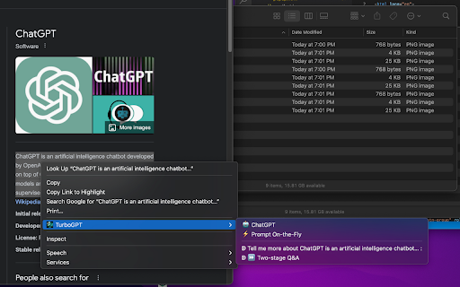 TurboGPT For ChatGPT from Chrome web store to be run with OffiDocs Chromium online TurboGPT For ChatGPT from Chrome web store to be run with OffiDocs Chromium online