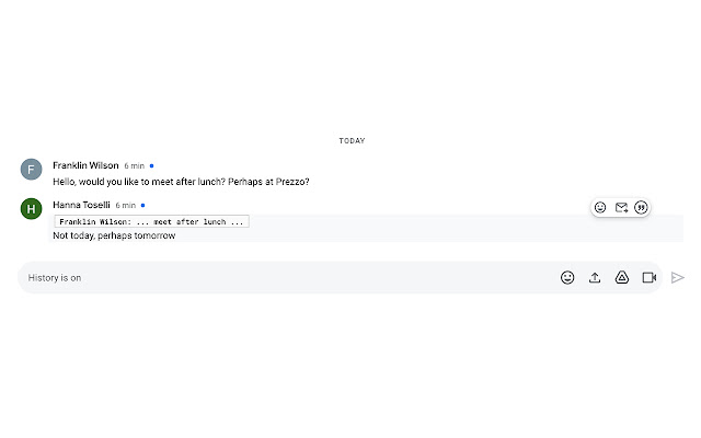 Tweaks for Google Chat from Chrome web store to be run with OffiDocs Chromium online Tweaks for Google Chat from Chrome web store to be run with OffiDocs Chromium online