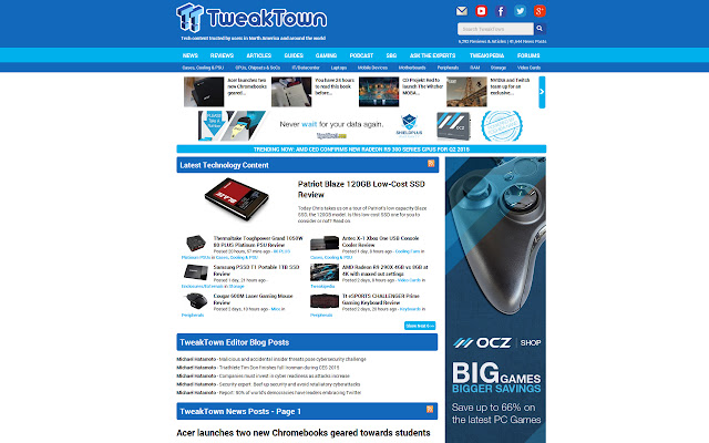 TweakTown Web App from Chrome web store to be run with OffiDocs Chromium online TweakTown Web App from Chrome web store to be run with OffiDocs Chromium online