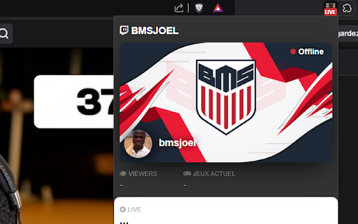 Twitch Alert : BMSJoel from Chrome web store to be run with OffiDocs Chromium online Twitch Alert : BMSJoel from Chrome web store to be run with OffiDocs Chromium online
