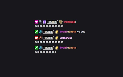 Twitch Chat TheHitless Badges from Chrome web store to be run with OffiDocs Chromium online Twitch Chat TheHitless Badges from Chrome web store to be run with OffiDocs Chromium online