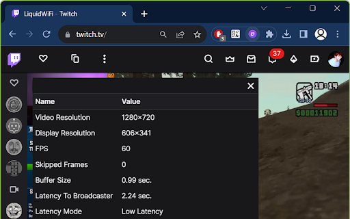 Twitch Low Latency from Chrome web store to be run with OffiDocs Chromium online Twitch Low Latency from Chrome web store to be run with OffiDocs Chromium online