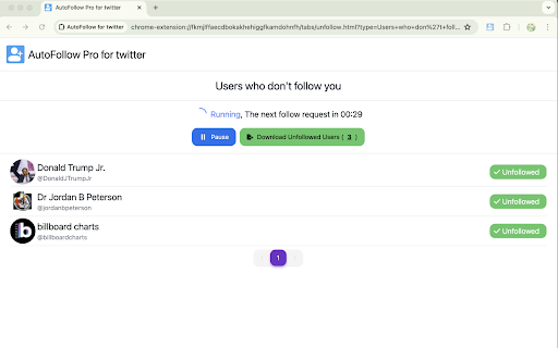 Twitter AutoFollow Pro from Chrome web store to be run with OffiDocs Chromium online Twitter AutoFollow Pro from Chrome web store to be run with OffiDocs Chromium online