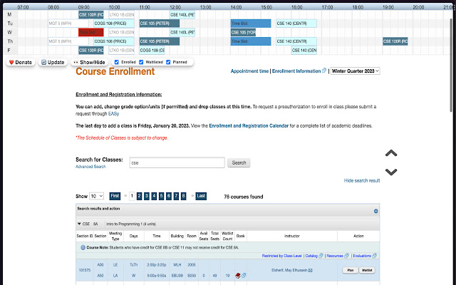 UCSD Schedule Visualizer from Chrome web store to be run with OffiDocs Chromium online UCSD Schedule Visualizer from Chrome web store to be run with OffiDocs Chromium online