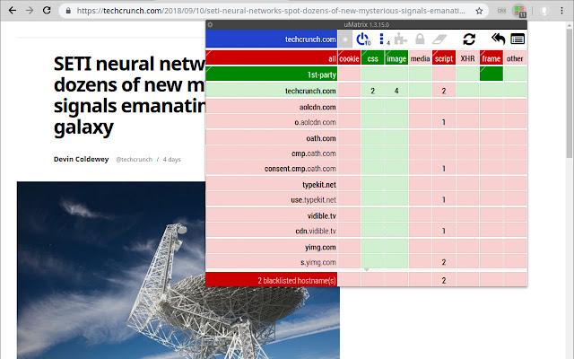 uMatrix development build from Chrome web store to be run with OffiDocs Chromium online uMatrix development build from Chrome web store to be run with OffiDocs Chromium online